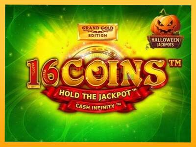 Sreća je na vašoj strani s uređajem 16 Coins Grand Gold Edition Halloween Jackpots