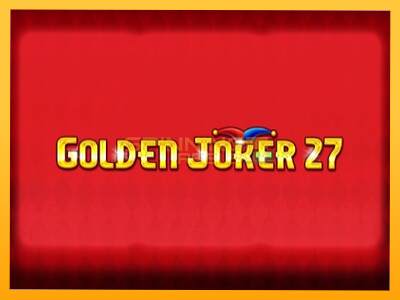 Sreća je na vašoj strani s uređajem Golden Joker 27 Hold & Win