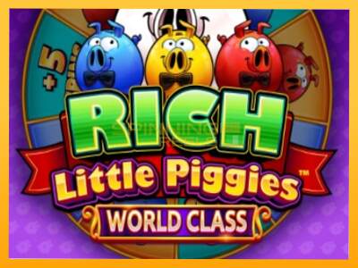 Sreća je na vašoj strani s uređajem Rich Little Piggies World Class