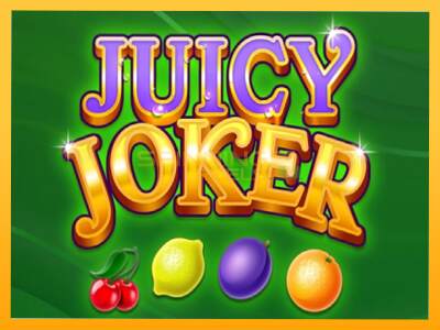 Sreća je na vašoj strani s uređajem Juicy Joker