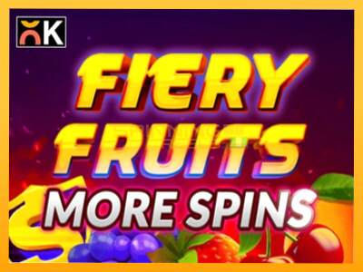 Sreća je na vašoj strani s uređajem Fiery Fruits More Spins