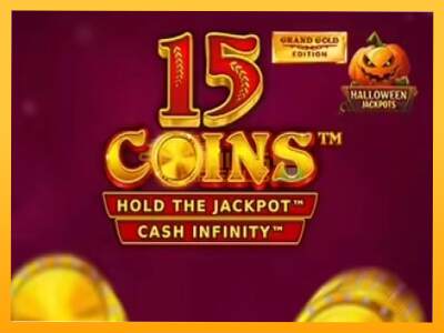 Sreća je na vašoj strani s uređajem 15 Coins Grand Gold Edition Halloween Jackpot