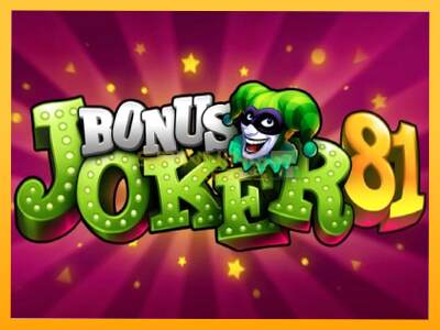 Sreća je na vašoj strani s uređajem Bonus Joker 81