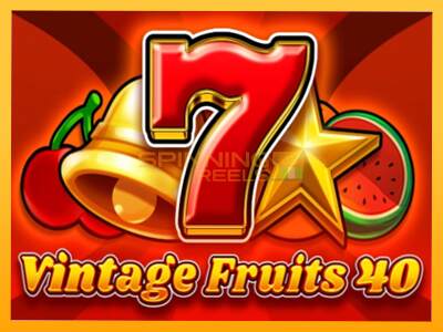 Sreća je na vašoj strani s uređajem Vintage Fruits 40