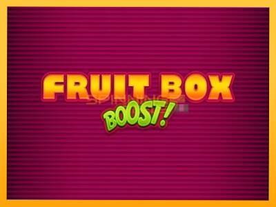 Sreća je na vašoj strani s uređajem Fruit Box Boost!